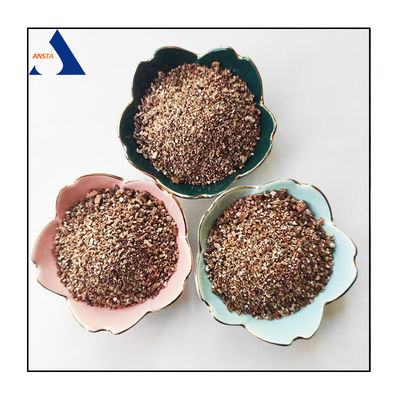 1-3mm/2-4mm 20-40mesh 40-60mesh Χρυσός εκφυλισμένος βερμικουλίτης από την Κίνα Εξαγωγέας