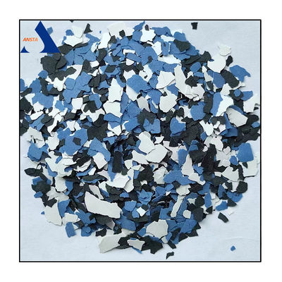 3-5mm Vinyl Flake Chips 3-5mm για τη μέθοδο εφαρμογής χρωστικής ψεκασμού επιπέδου με επόξυ