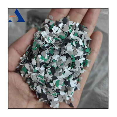 3-5mm Vinyl Flake Chips 3-5mm για τη μέθοδο εφαρμογής χρωστικής ψεκασμού επιπέδου με επόξυ