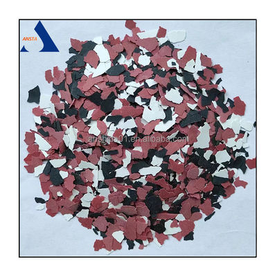Διακόσμηση εσωτερικών χώρων 3-5mm Φτερά βινυλίου Συνθετικά θραύσματα πετρώματος με φτερά επιπέδου ηποξυλίου